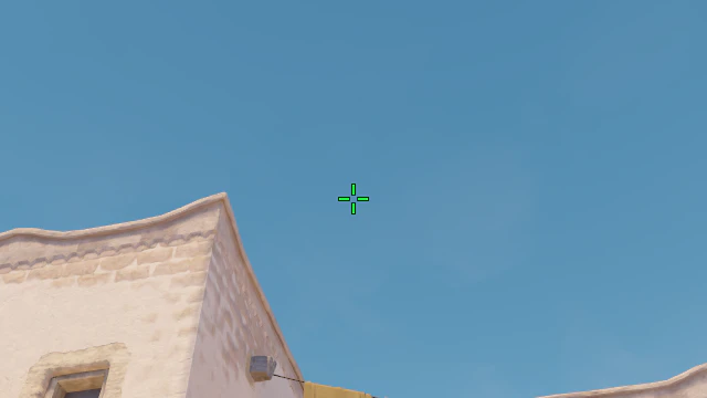 Where to aim before releasing the throw