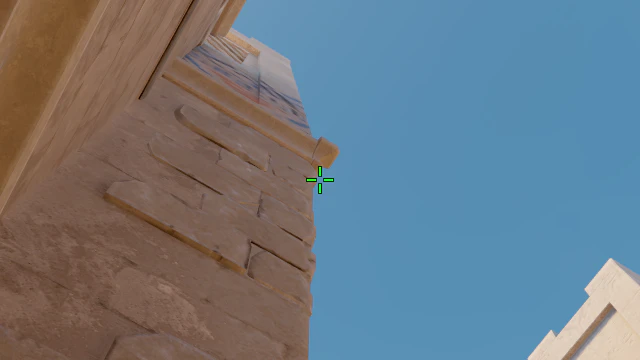 Where to aim before releasing the throw