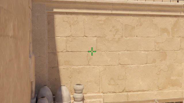 Where to aim before releasing the throw