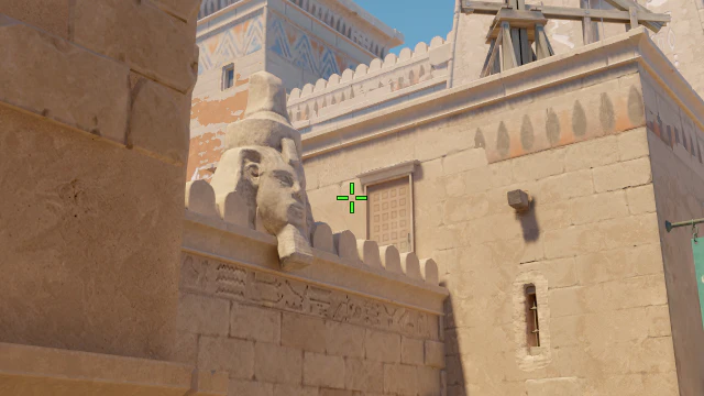 Where to aim before releasing the throw