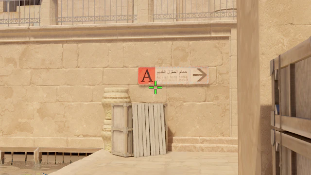 Where to aim before releasing the throw