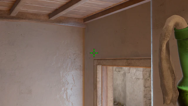 Where to aim before releasing the throw