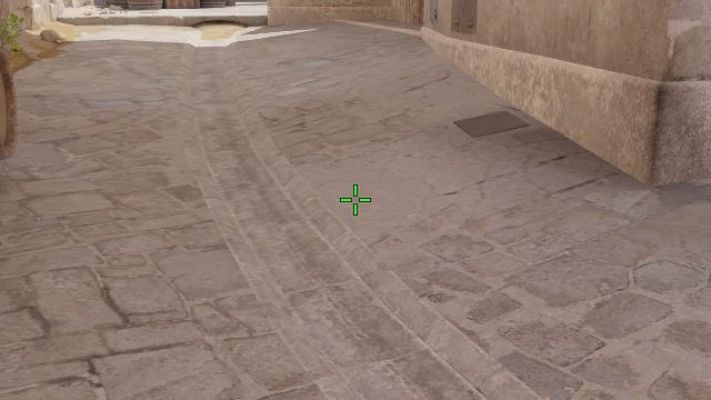 Where to aim before releasing the throw