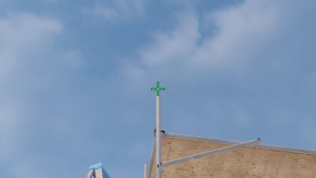 Where to aim before releasing the throw