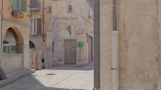 Where to aim before releasing the throw
