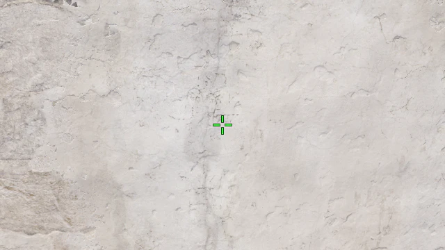 Where to aim before releasing the throw