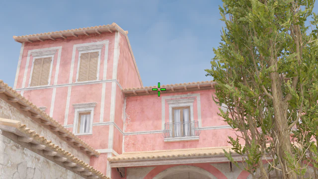 Where to aim before releasing the throw