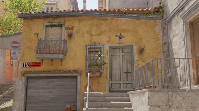 Where to aim before releasing the throw