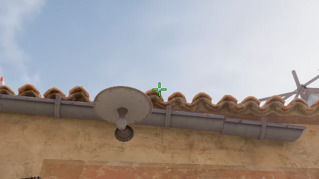 Where to aim before releasing the throw
