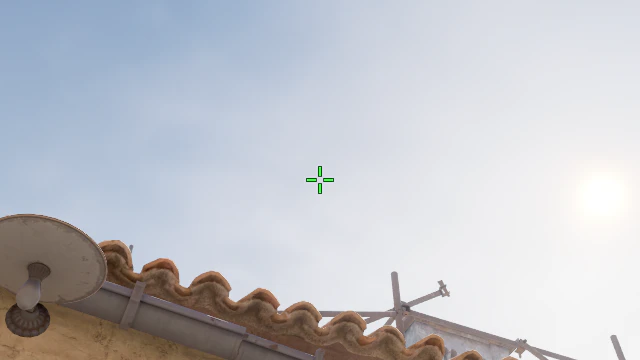 Where to aim before releasing the throw