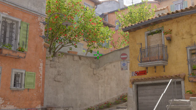 Where to aim before releasing the throw
