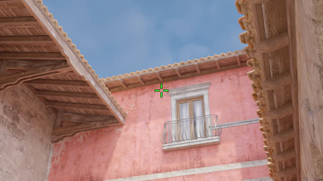Where to aim before releasing the throw