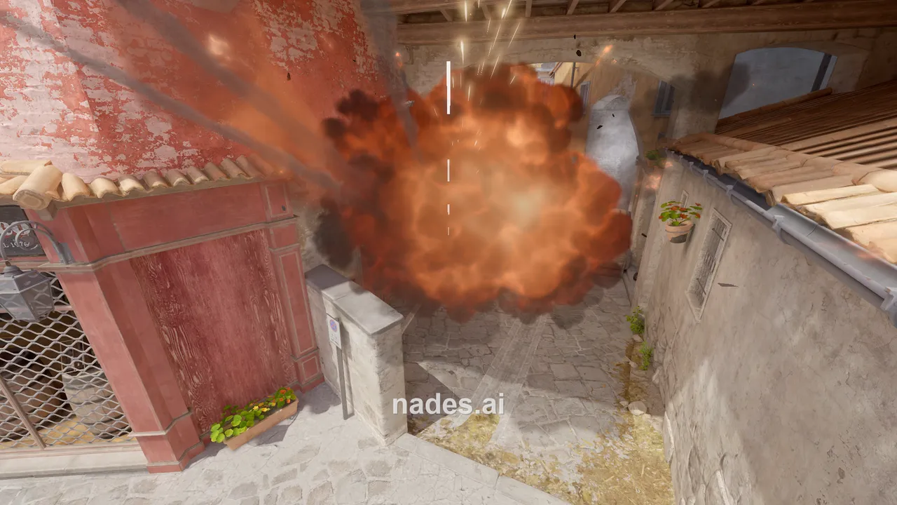 Inferno : HE sur Half Wall depuis 2nd Orange (1st Orange) — où elle atterrit