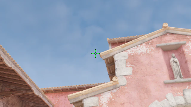 Where to aim before releasing the throw