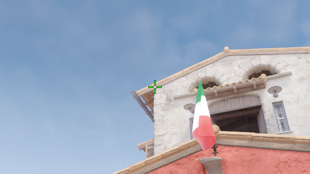 Where to aim before releasing the throw