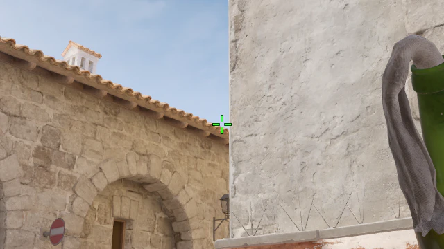 Where to aim before releasing the throw