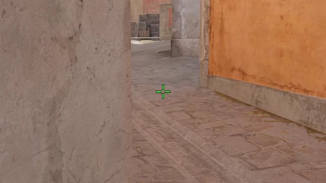Where to aim before releasing the throw