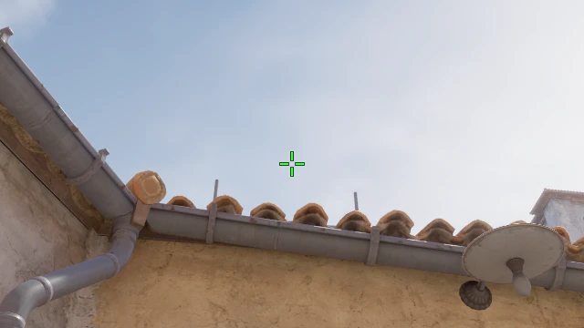 Where to aim before releasing the throw
