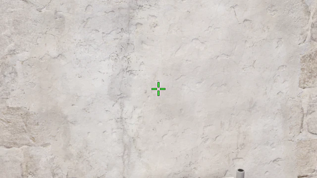 Where to aim before releasing the throw
