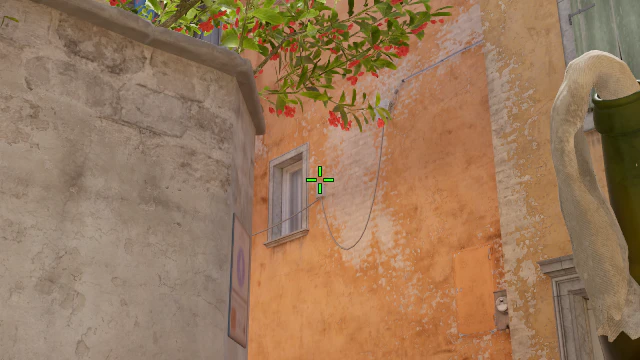 Where to aim before releasing the throw