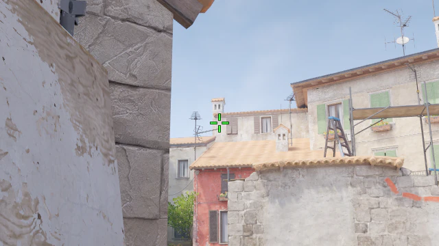 Where to aim before releasing the throw