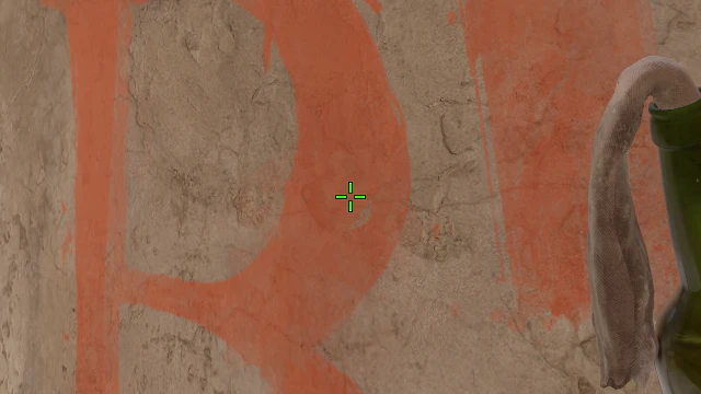 Where to aim before releasing the throw