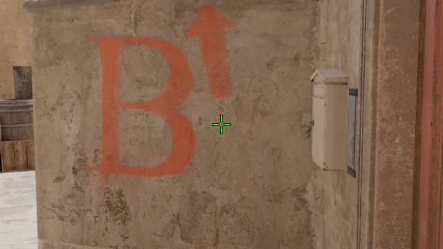 Where to aim before releasing the throw