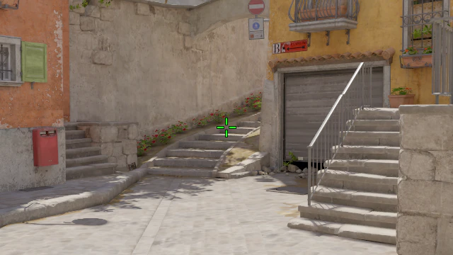 Where to aim before releasing the throw