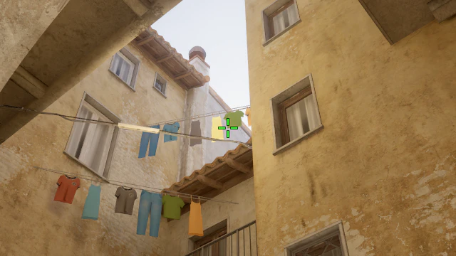 Where to aim before releasing the throw