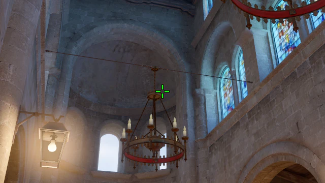 Where to aim before releasing the throw