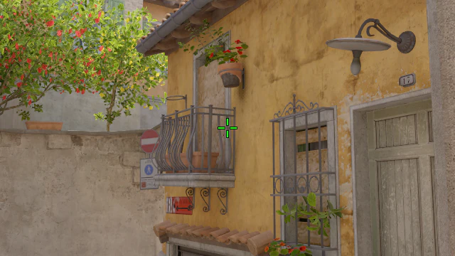 Where to aim before releasing the throw