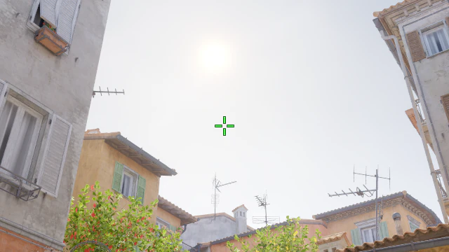Where to aim before releasing the throw