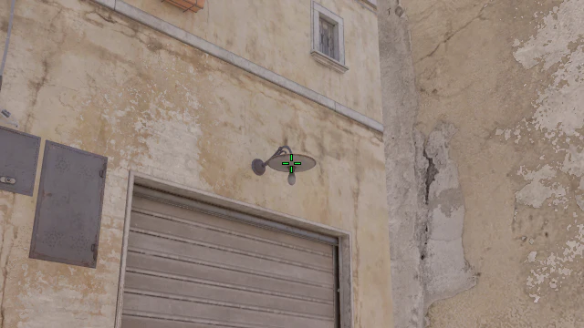 Where to aim before releasing the throw