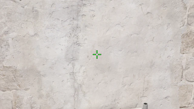 Where to aim before releasing the throw
