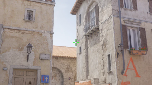 Where to aim before releasing the throw