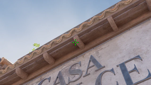 Where to aim before releasing the throw