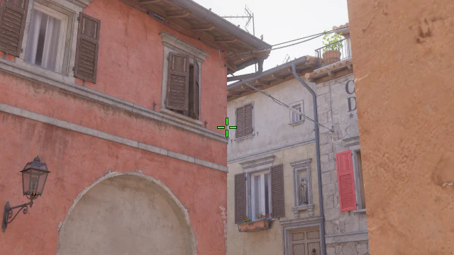 Where to aim before releasing the throw