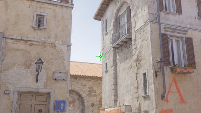 Where to aim before releasing the throw