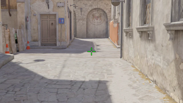 Where to aim before releasing the throw