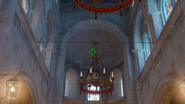Where to aim before releasing the throw