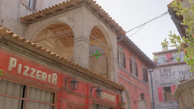 Where to aim before releasing the throw