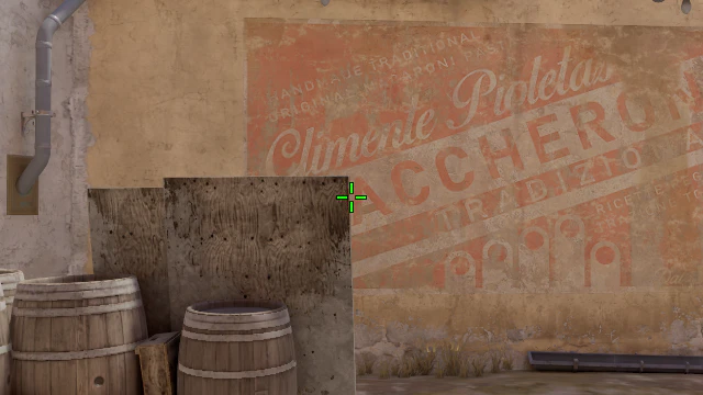 Where to aim before releasing the throw