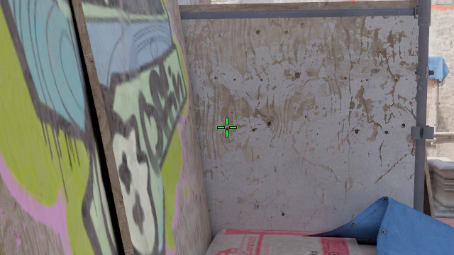 Where to aim before releasing the throw
