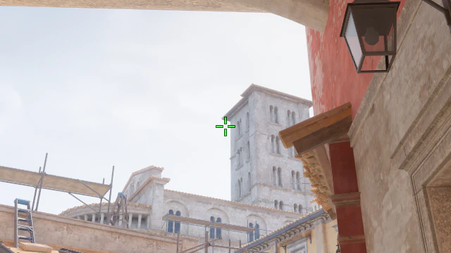Where to aim before releasing the throw