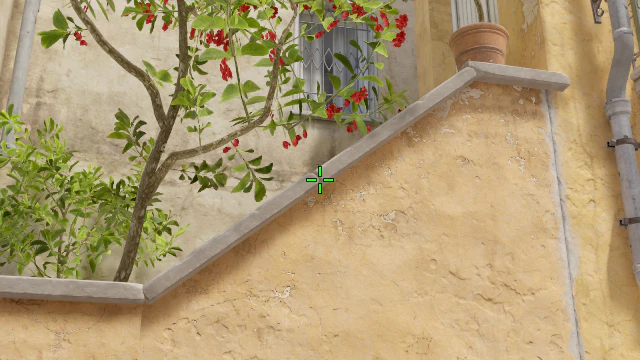 Where to aim before releasing the throw