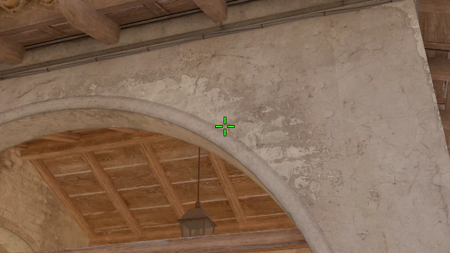 Where to aim before releasing the throw