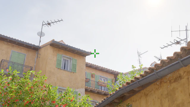 Where to aim before releasing the throw