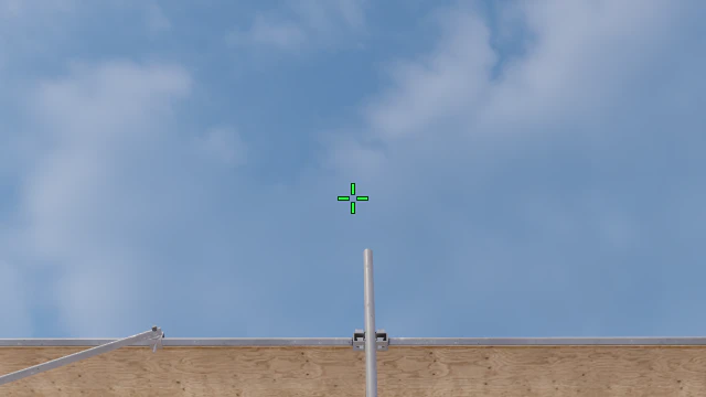 Where to aim before releasing the throw