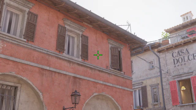 Where to aim before releasing the throw