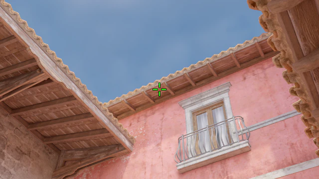 Where to aim before releasing the throw